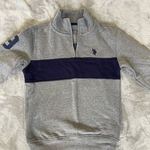 Boys polo sweatshirt